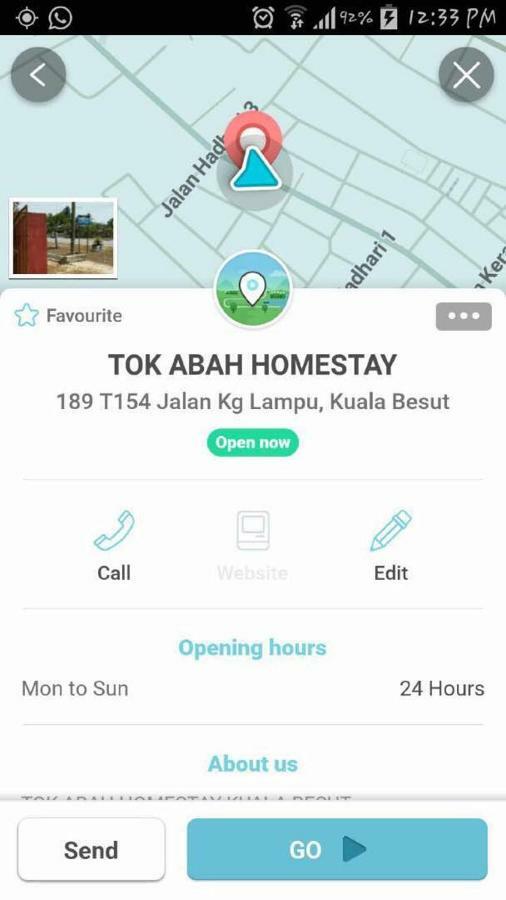 Homestay Tok Abah Kuala Besut Zewnętrze zdjęcie